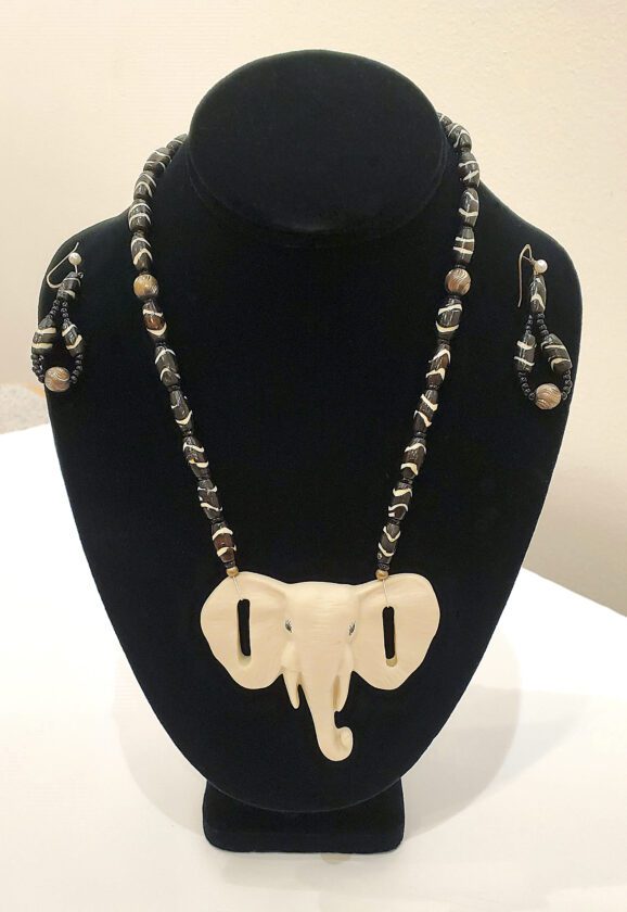 Weissborn paintings and origami, Van Inwegen glass and jewelry at Cape